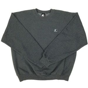 4/$25 Starter Men's Gray Sweatshirt Size Large